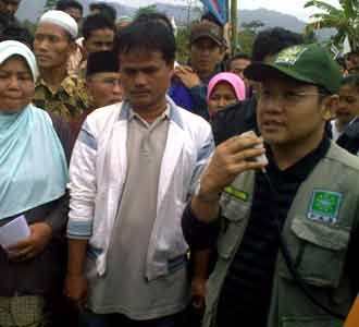 Cak Imin Sapa Korban Gempa