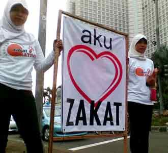 Kampanye Zakat di Bundaran HI
