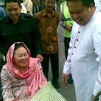 Istri Gus Dur Buka Puasa Bersama di Keuskupan Surabaya