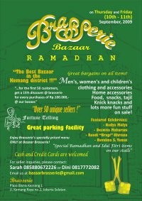 Bazaar Brasserie Ramadan