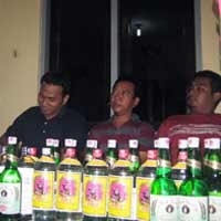 Pemabuk dan Penjual Miras Diamankan