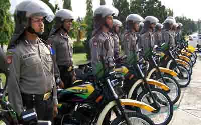 Gelar Pasukan Pengamanan Lebaran di Riau