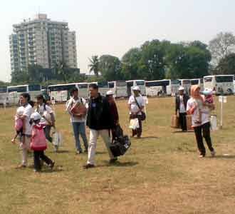 Warga Manfaatkan Mudik Gratis