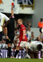 Fergie Protes Kartu Merah Scholes