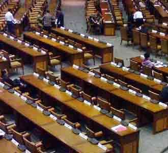 Paripurna DPR Kosong Melompong