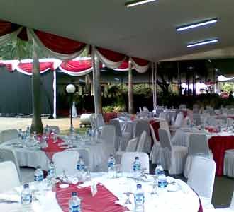 Persiapan Buka Bersama di Mabes Polri