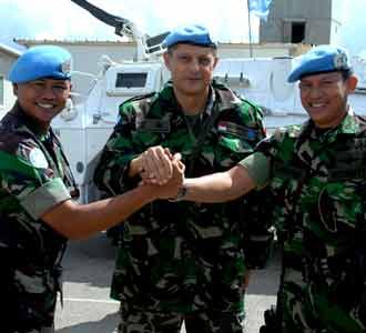 Komandan Sektor Timur Kunjungi Kompi Alfa