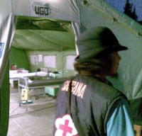 Puskesmas Hancur, Depkes Bangun RS Lapangan di Pangalengan