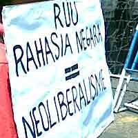 Berbagai Elemen Surabaya Tolak RUU Rahasia Negara