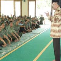 Pangdam Ingatkan Prajuritnya Agar Taat Beribadah