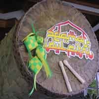 Dukung Global Warming, Singgasana Hotel Suguhkan Bedug Besar