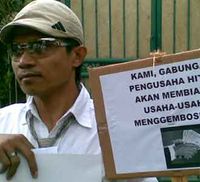 Aktivis ICW Gelar Aksi Teaterikal