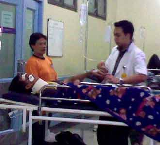 Pasien di Pos Jaga Mudik RSHS Normal