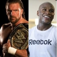 Pegulat Smackdown Dampingi Mayweather