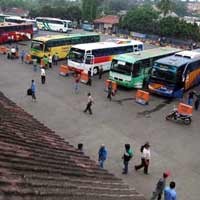Terminal Kp Rambutan Masih Sepi