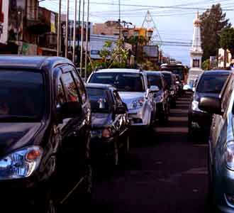 Jalan Mangkubumi Arah Malioboro Macet