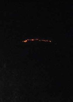Puncak Gunung Penanggungan Terbakar