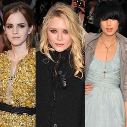 Gaya Selebritis di 2009 Burberry Show