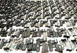 181 Senjata Api Selundupan Disita di Taiwan
