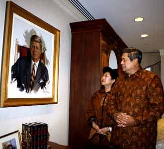 SBY Kunjungi Museum John F Kennedy