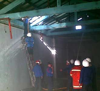 Gudang di Ahmad Yani Terbakar