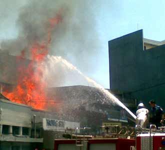 Restoran Hong Sin Terbakar Restoran Hong Sin Terbakar