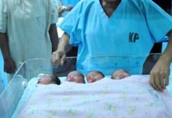 Bayi Kembar Empat Lahir di RSU Pirngadi Medan