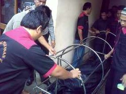 Linda Tewas Mendadak di Jembatan Penyeberangan Deperin Jl Gatsu