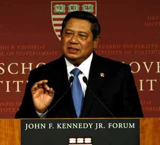 SBY Pidato di Universitas Harvard
