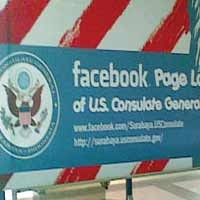 Galang Fans, Konjen AS Launching Facebook 