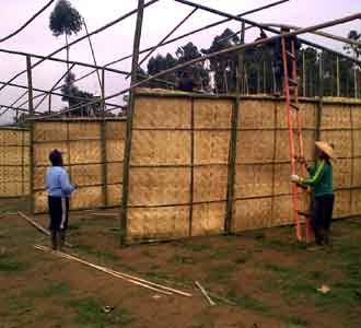 Ruang Kelas Bambu untuk SDN Sukamanah