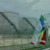 Tangki BBM Pertamina di Padang Aman