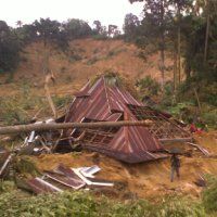 Longsor Akibat Gempa di Padang Pariaman 
