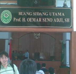 Jelang Sidang Antasari, Pengadilan Negeri Jakarta Selatan Berbenah