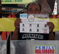 Warga Malioboro Gelar Pemilu