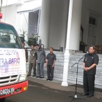 Gubernur Jabar Lepas Bantuan ke Sumbar 