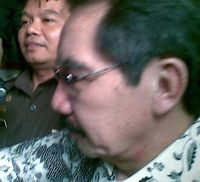 Antasari Tiba di PN Jaksel