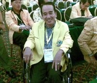 Mukmin Faisal, Satu-satunya Peserta Munas Golkar yang Berkursi Roda 