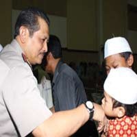 KBPP Polri Gelar Silahturahmi dengan Anak Yatim 