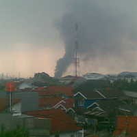 Kebakaran Diduga Akibat Arus Pendek