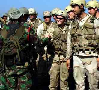 Marinir RI-Amerika Latihan Bersama