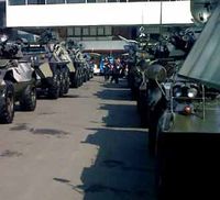 Panser Siaga di Gedung DPR