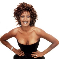 Tali Gaun Terlepas, Whitney Houston Melawak