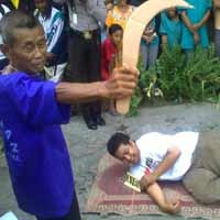 Rekonstruksi Pembunuhan Tukang Becak, 28 Adegan Diperagakan