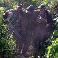 Marinir RI dan AS Bertahan Hidup di Hutan 