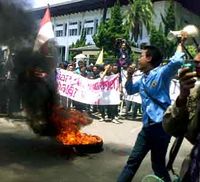 Aksi Tolak SBY-Boediono