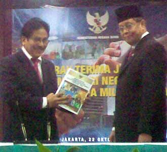 Mustafa Abubakar Resmi Menneg BUMN