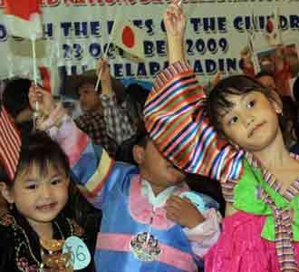 Saat Batita Menari untuk PBB