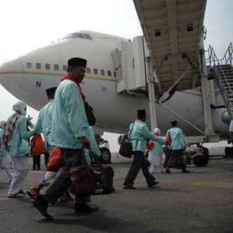 Jamaah Haji Tinggalkan Jatim