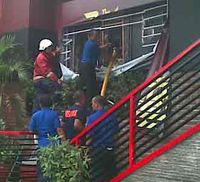 The Rock Cafe Terbakar